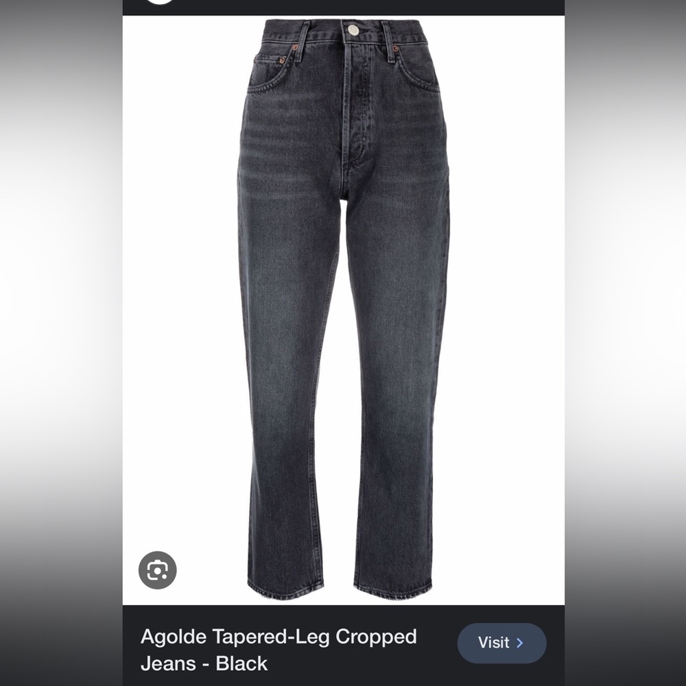 Agolde Riley Cropped jeans in Edit size 27